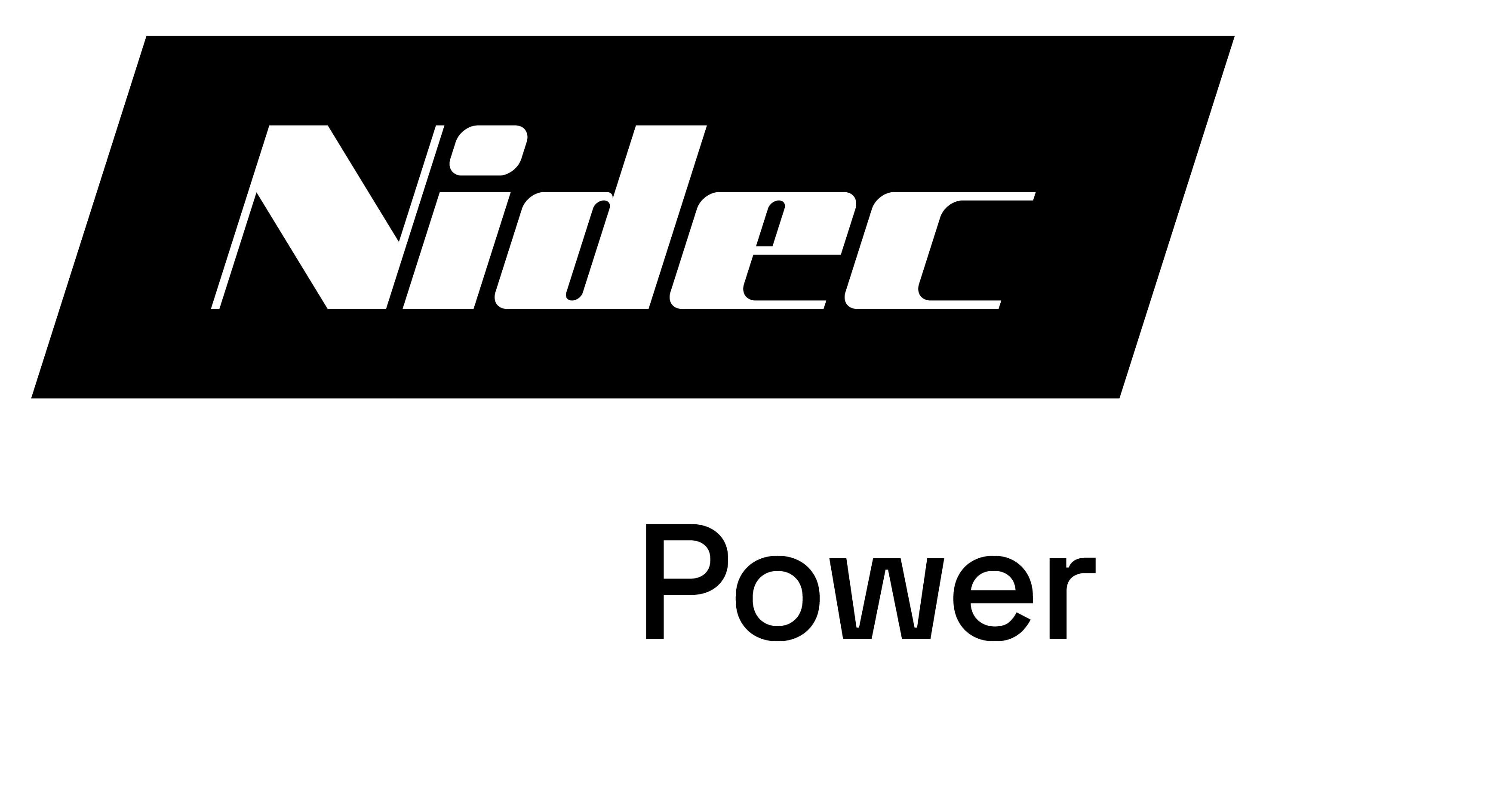 Nidec Power black and white logo